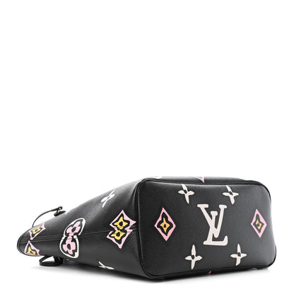 Louis Vuitton Monogram Giant Wild At Heart Neverfull MM Black 3 of 4