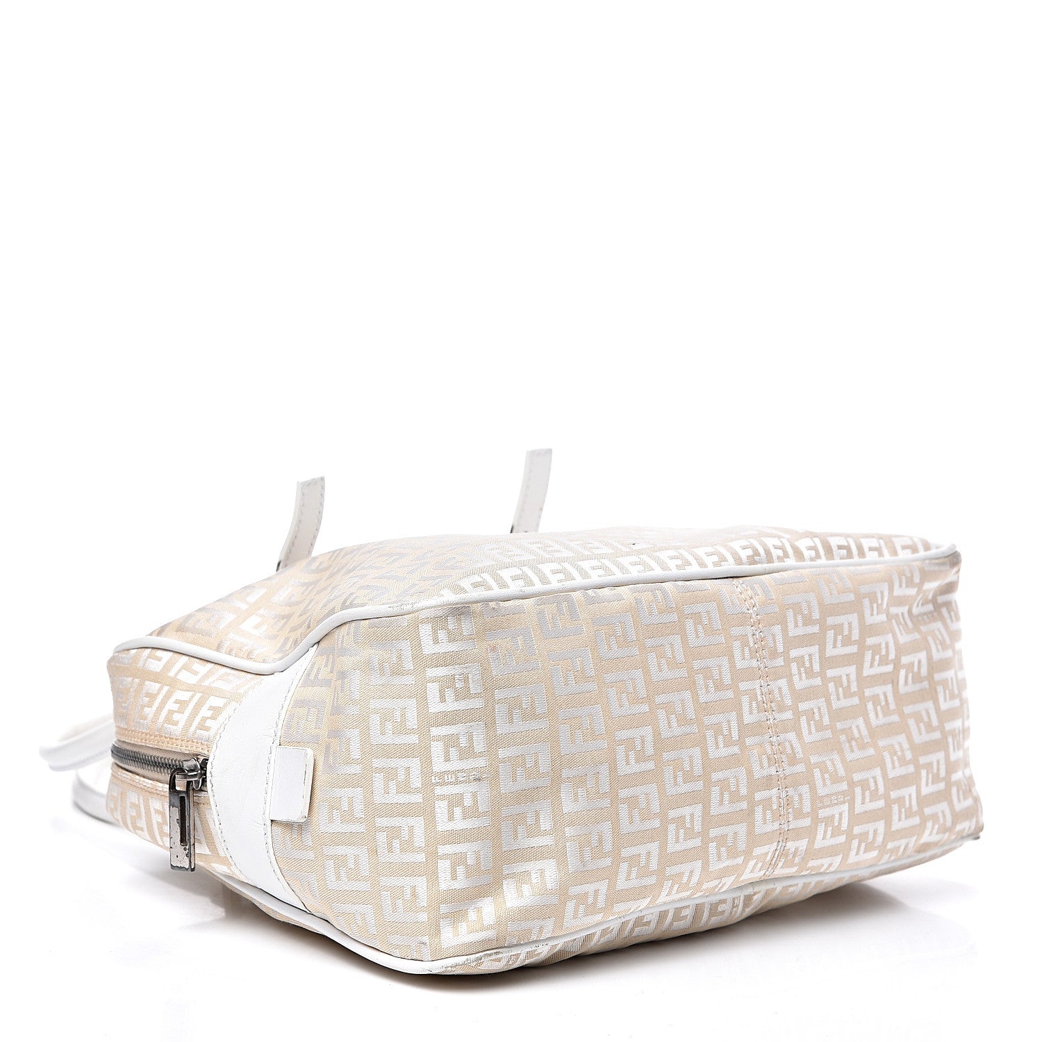 Fendi Zucchino Shoulder Bag White 3 of 15