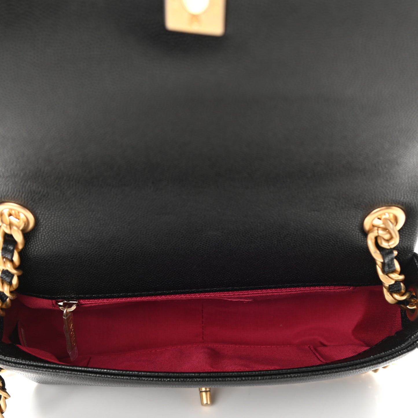 Caviar Quilted Small Fashion Therapy Flap Bag Black