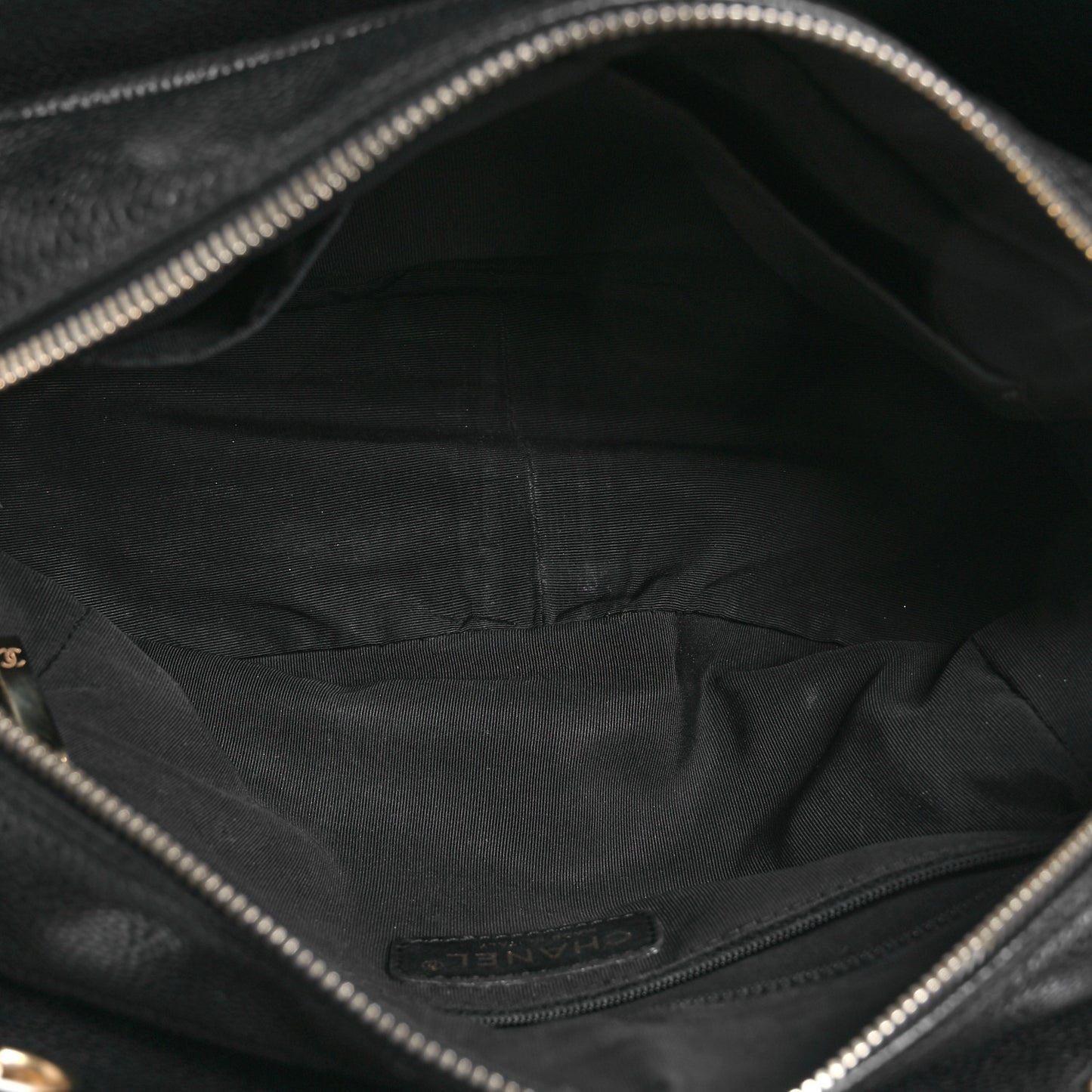 Caviar Quilted Petit Timeless Tote PTT Black