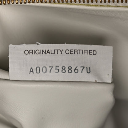 Bottega Veneta Calfskin Intrecciato Large Hop White 7 of 10