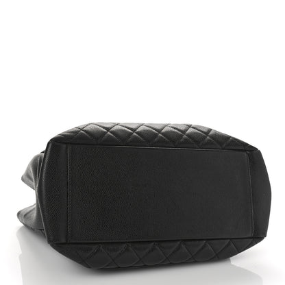 Chanel Caviar Quilted Grand Shopping Tote GST Black 4 of 11