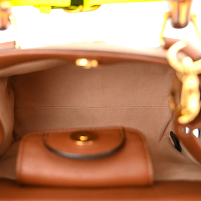 Gucci Wonka Grain Calfskin Mini Diana Tote Bag Cuir Yellow Fluo 5 of 12