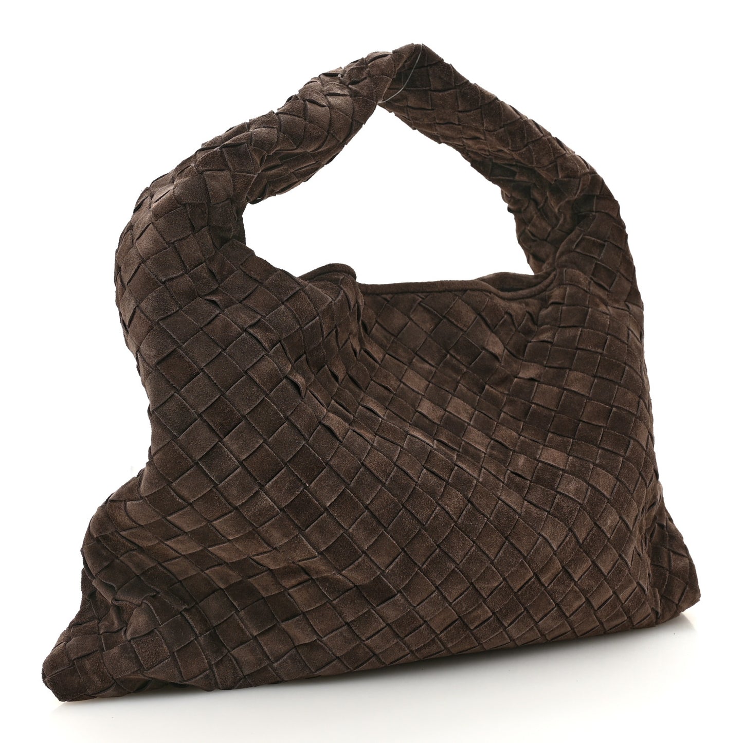 Suede Intrecciato Small Hop Fondant