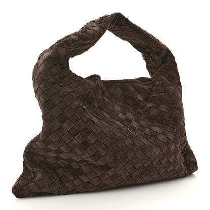 Bottega Veneta Suede Intrecciato Small Hop Fondant 3 of 11