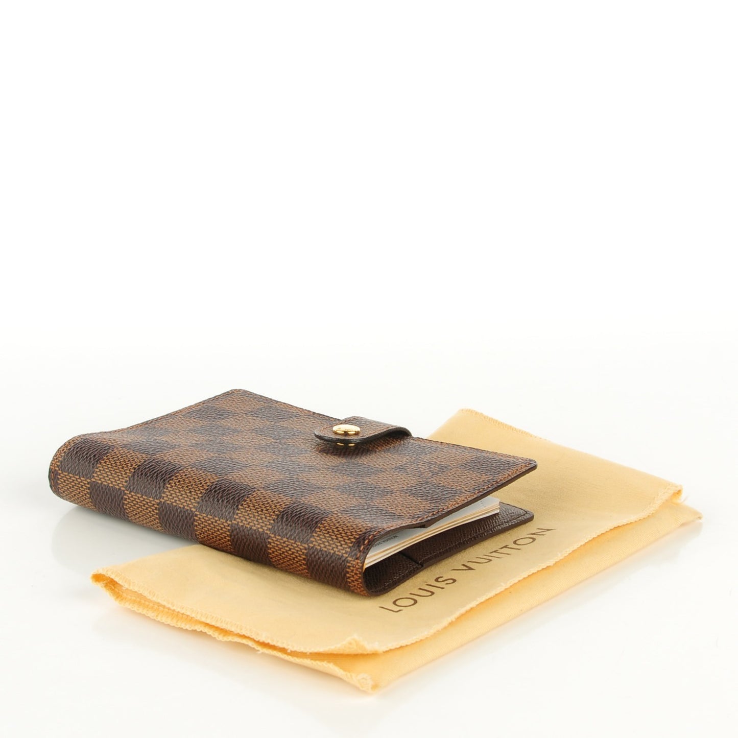 Damier Ebene Small Ring Agenda Cover