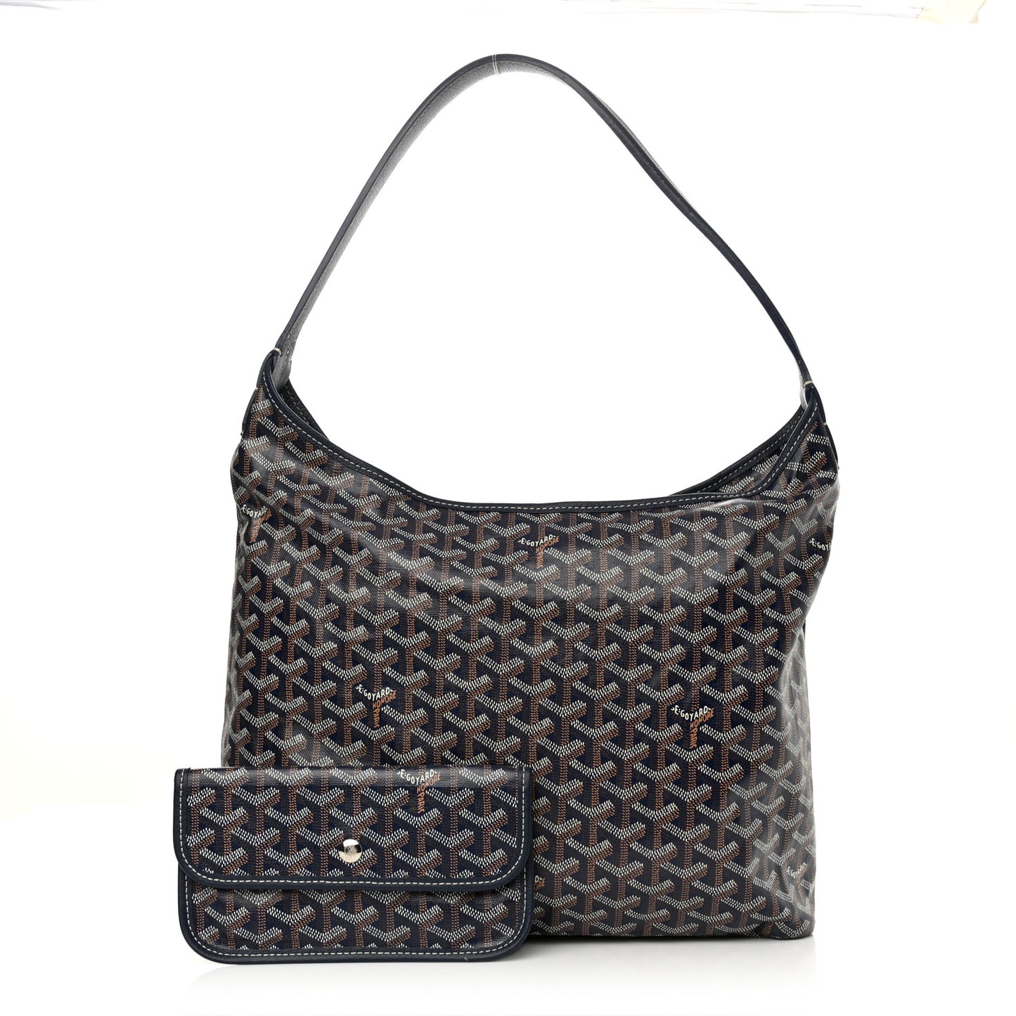 Goyardine Boheme Hobo Navy Blue Navy Blue