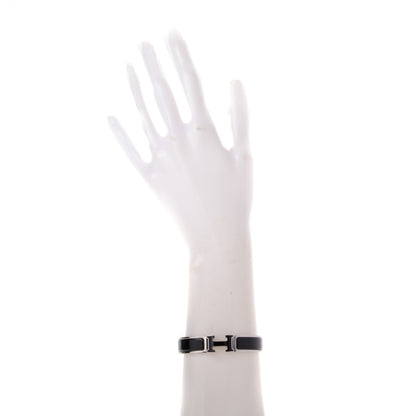 Hermes Enamel Narrow Clic Clac H Bracelet PM Black 2 of 4