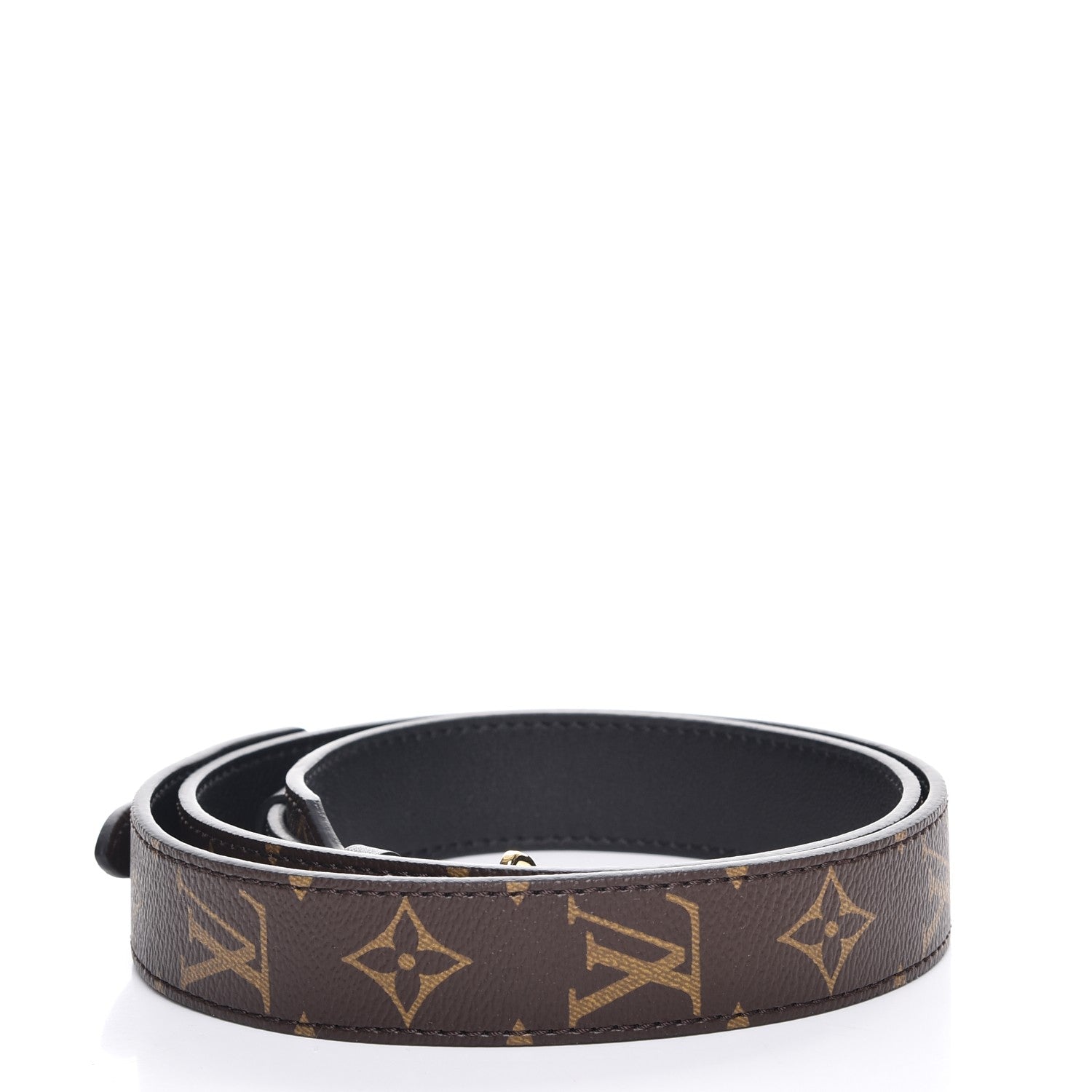 Louis Vuitton Monogram Bandouliere Shoulder Strap XL Black 2 of 6