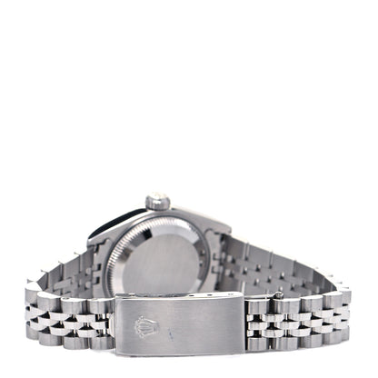 Rolex Stainless Steel 18K White Gold Diamond Mother of Pearl 26mm Oyster Perpetual Datejust Watch 79174 3 of 4
