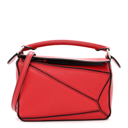 Loewe Calfskin Mini Puzzle Bag Pomodoro 1 of 11