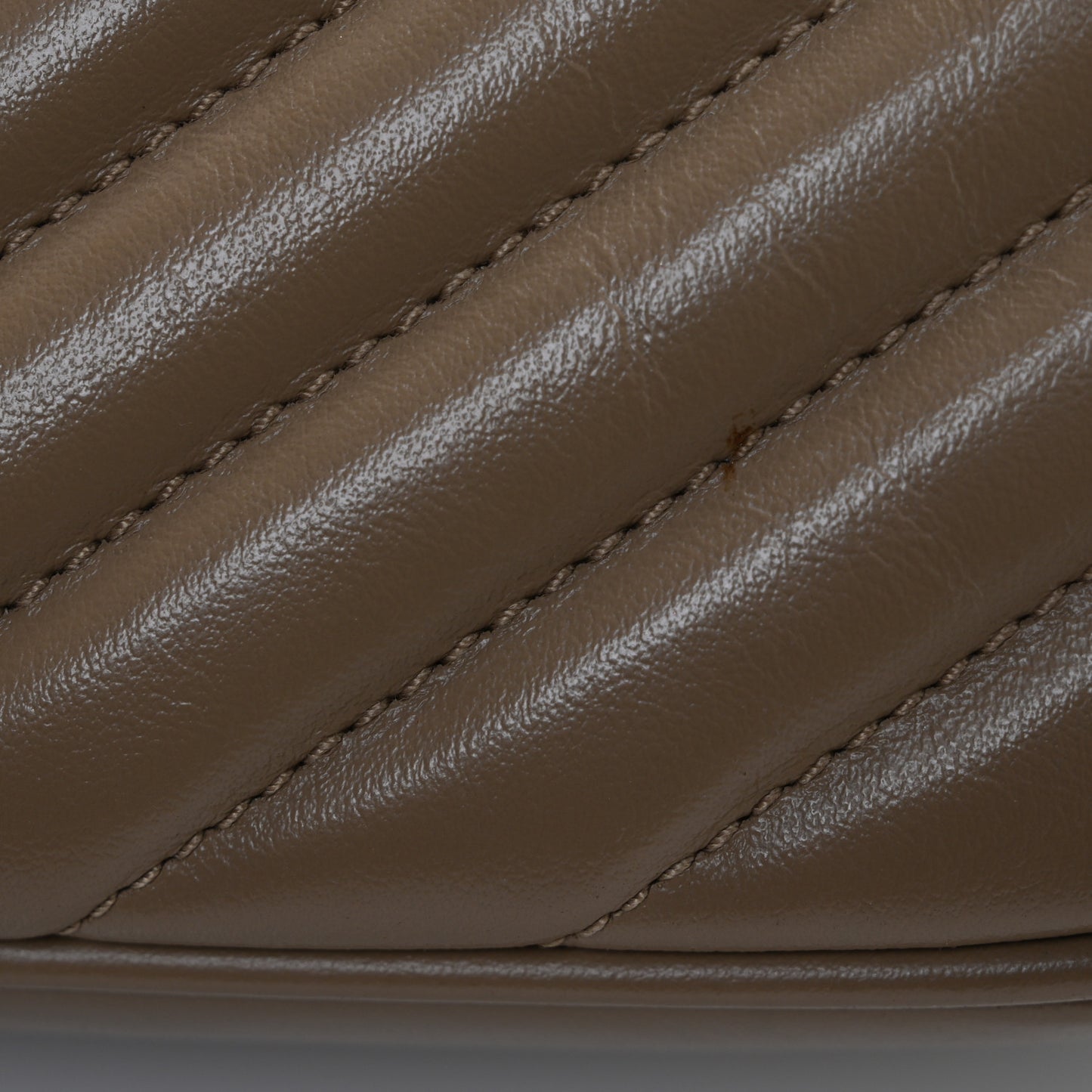 Calfskin Matelasse Monogram Lou Camera Bag Taupe