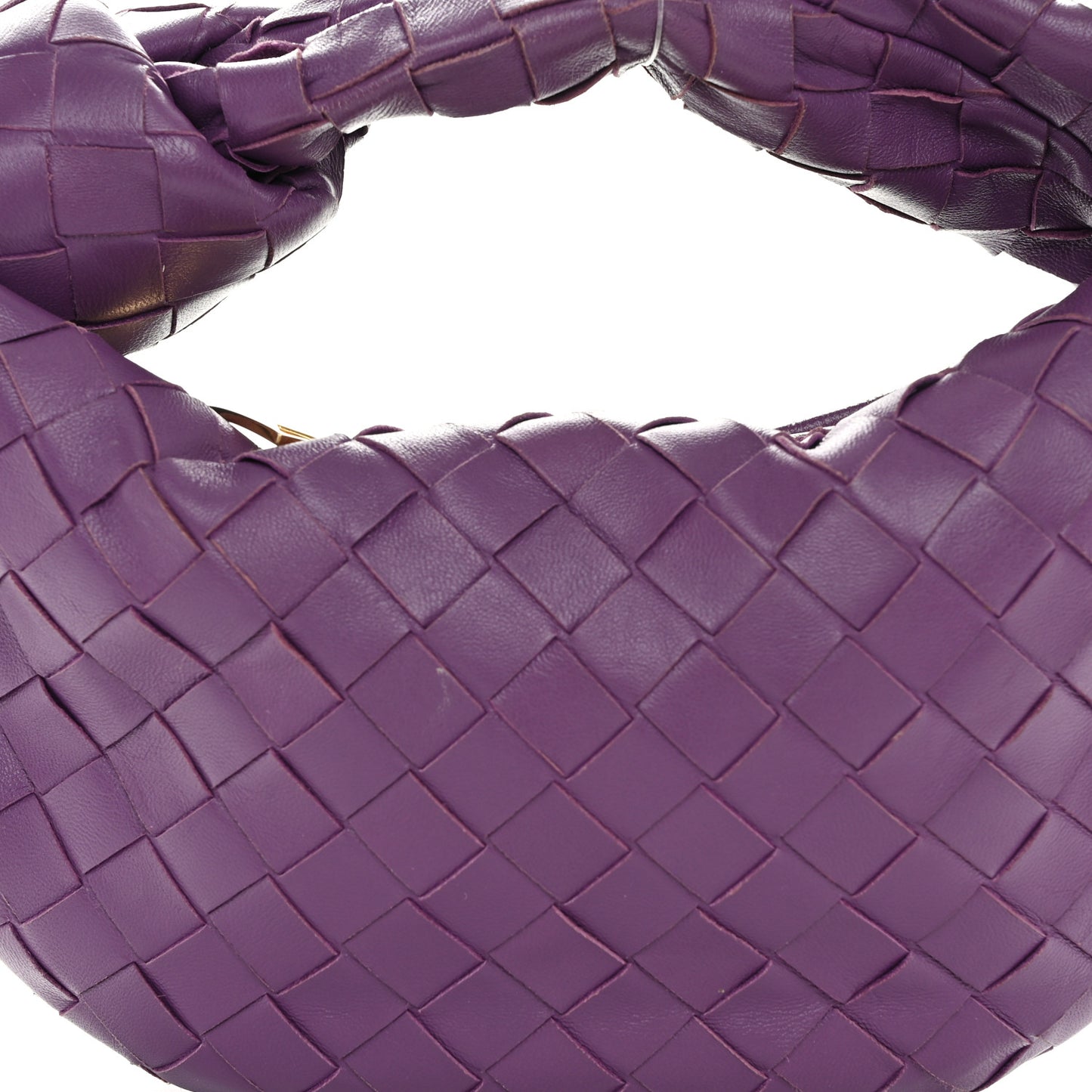 Nappa Intrecciato Mini Jodie Eggplant