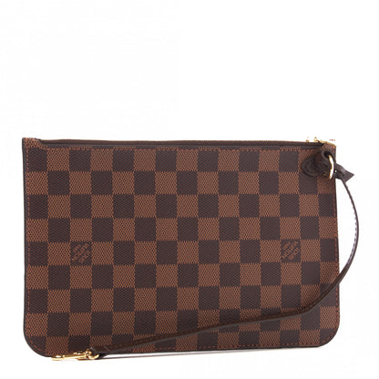 Louis Vuitton Damier Ebene Neverfull MM GM Pochette 2 of 8
