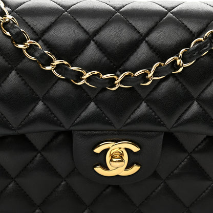 Chanel Lambskin Quilted Small Double Flap Black 8 of 13
