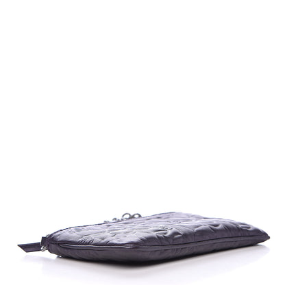 Chanel Lambskin Camellia Evening Bag Purple 4 of 7