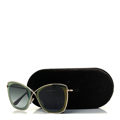 Tom Ford India TF605 Sunglasses Green 8 of 10