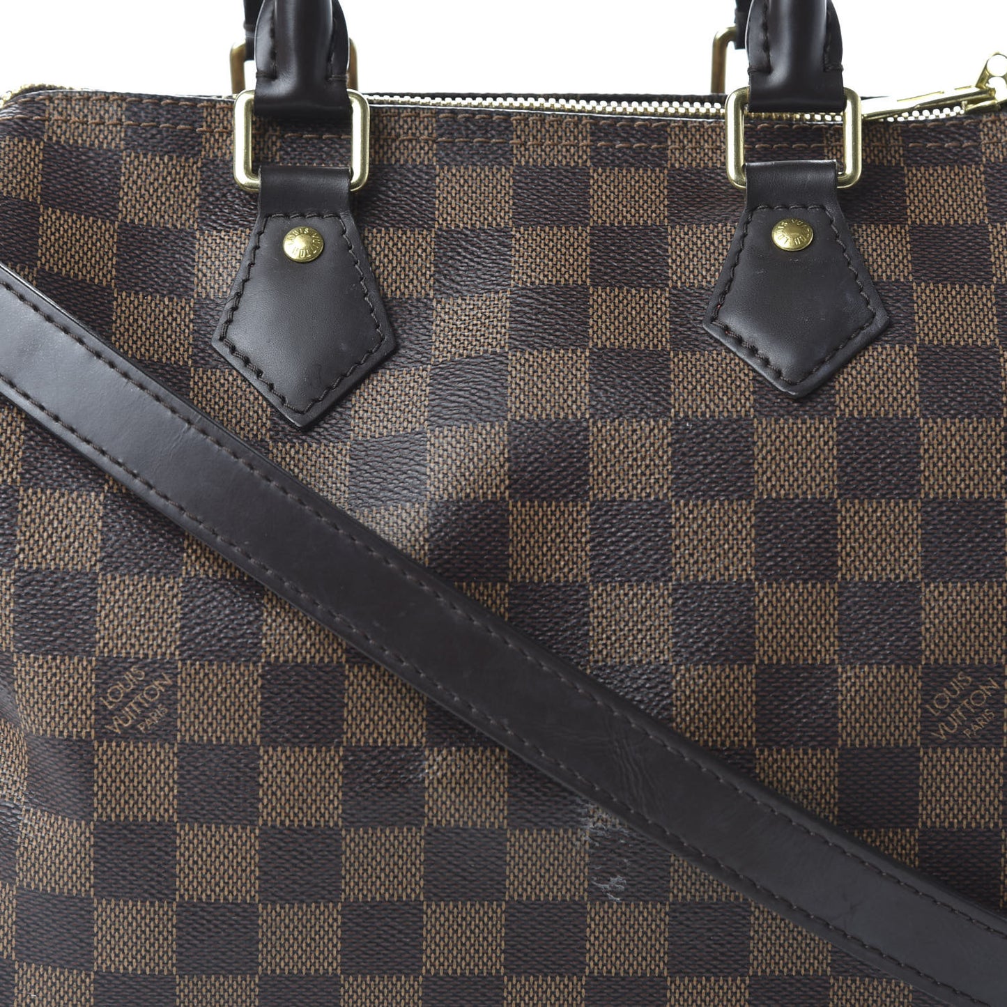 Damier Ebene Speedy Bandouliere 25