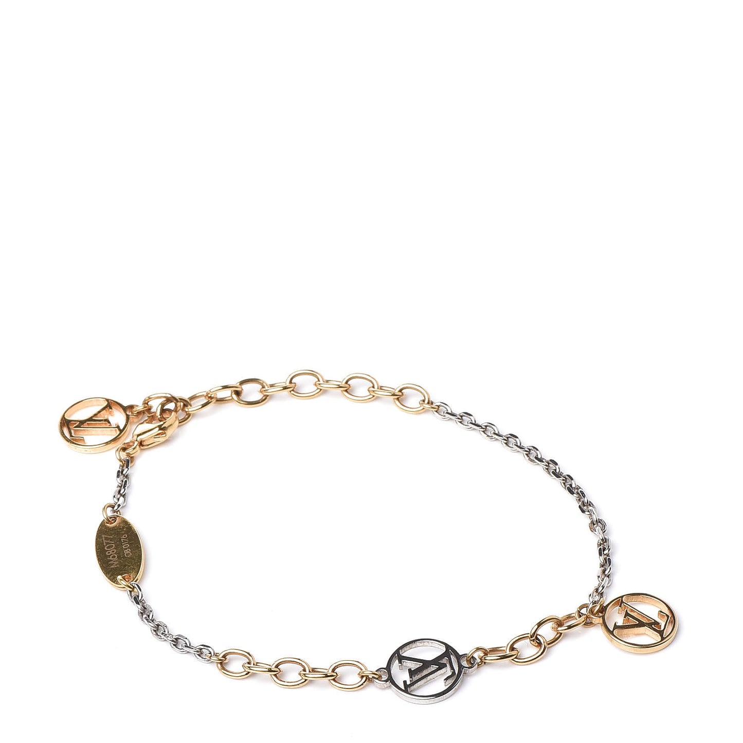 Logomania Bracelet Silver Gold