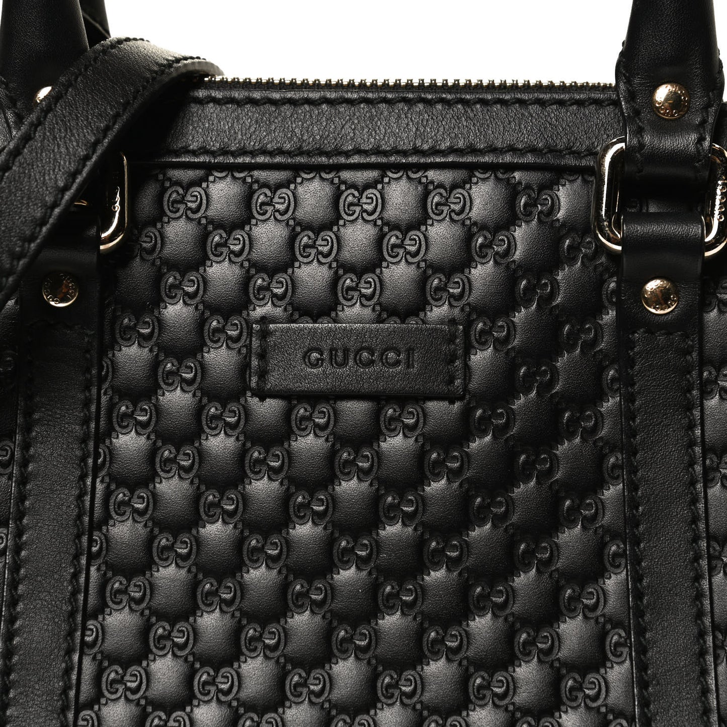 Microguccissima Mini Dome Bag Black