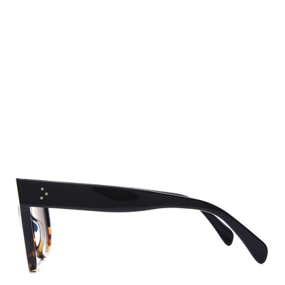 Celine Acetate Aviator Sunglasses CL 40001I Black Havana 3 of 7