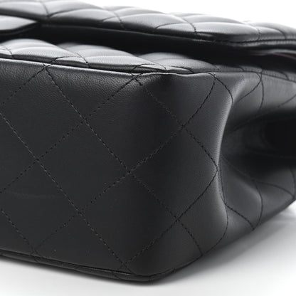 Chanel Lambskin Quilted Jumbo Double Flap Black 9 of 9