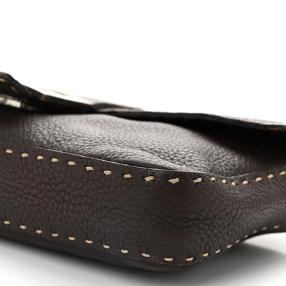 Fendi Cuoio Romano Selleria Baguette Testa di Moro 8 of 8