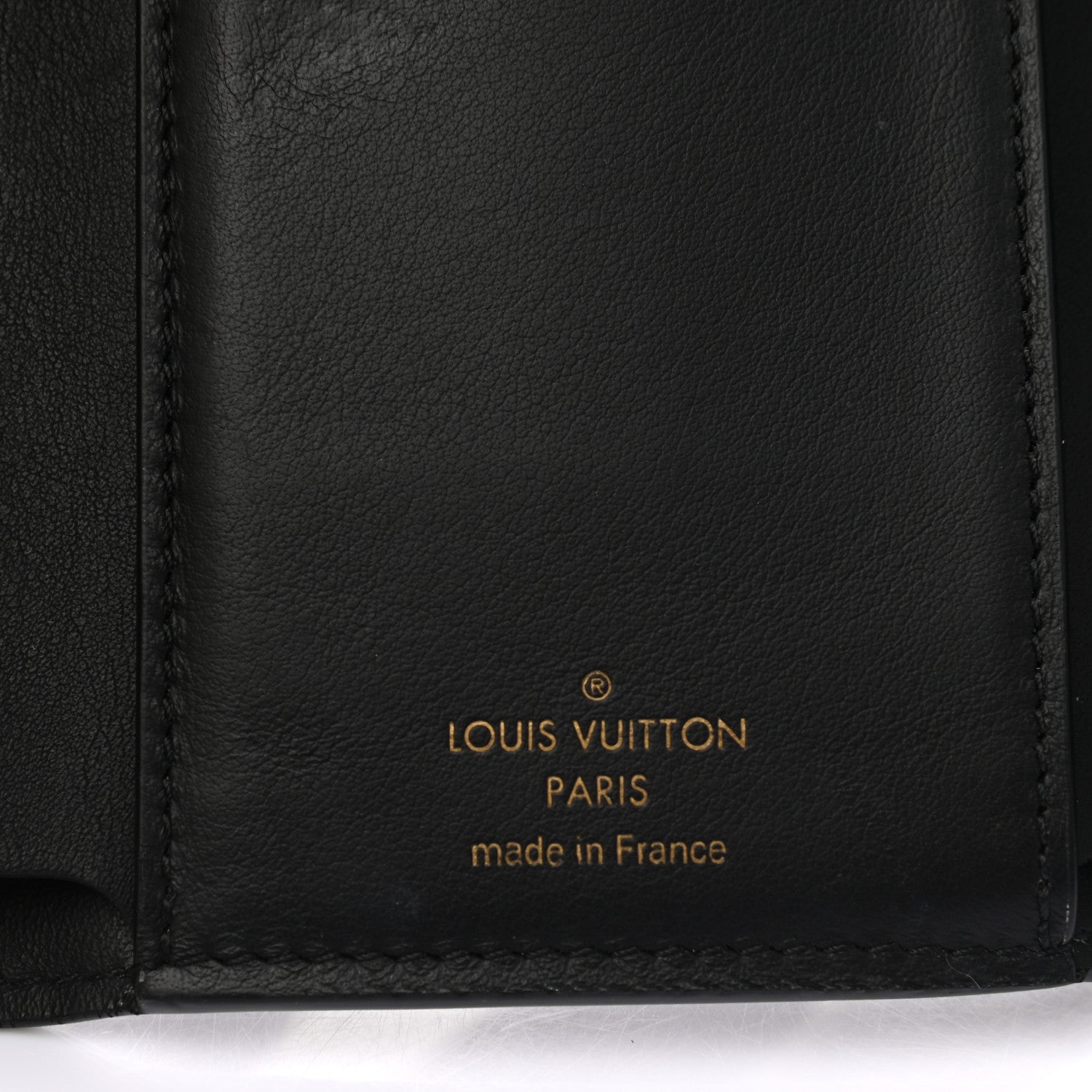 Louis Vuitton Taurillon Embellished Capucines Compact Wallet Black 6 of 7