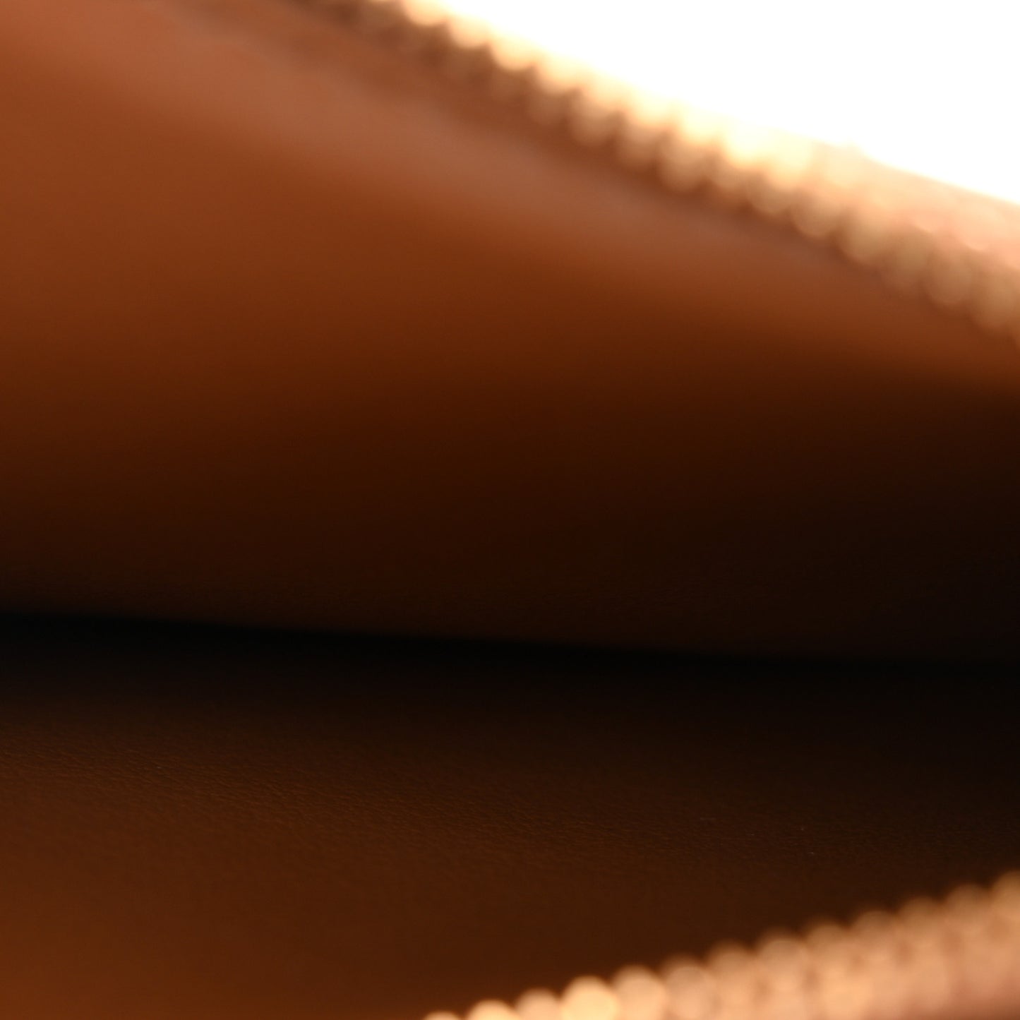 Nappa Intrecciato Small Bi-Fold Zip Wallet Caramel