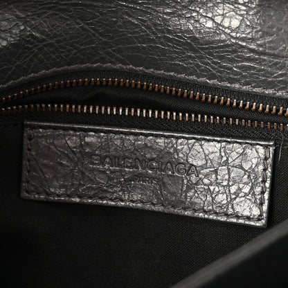 Balenciaga Agneau Classic Hardware Envelope Strap Clutch Gris Fossile 7 of 11