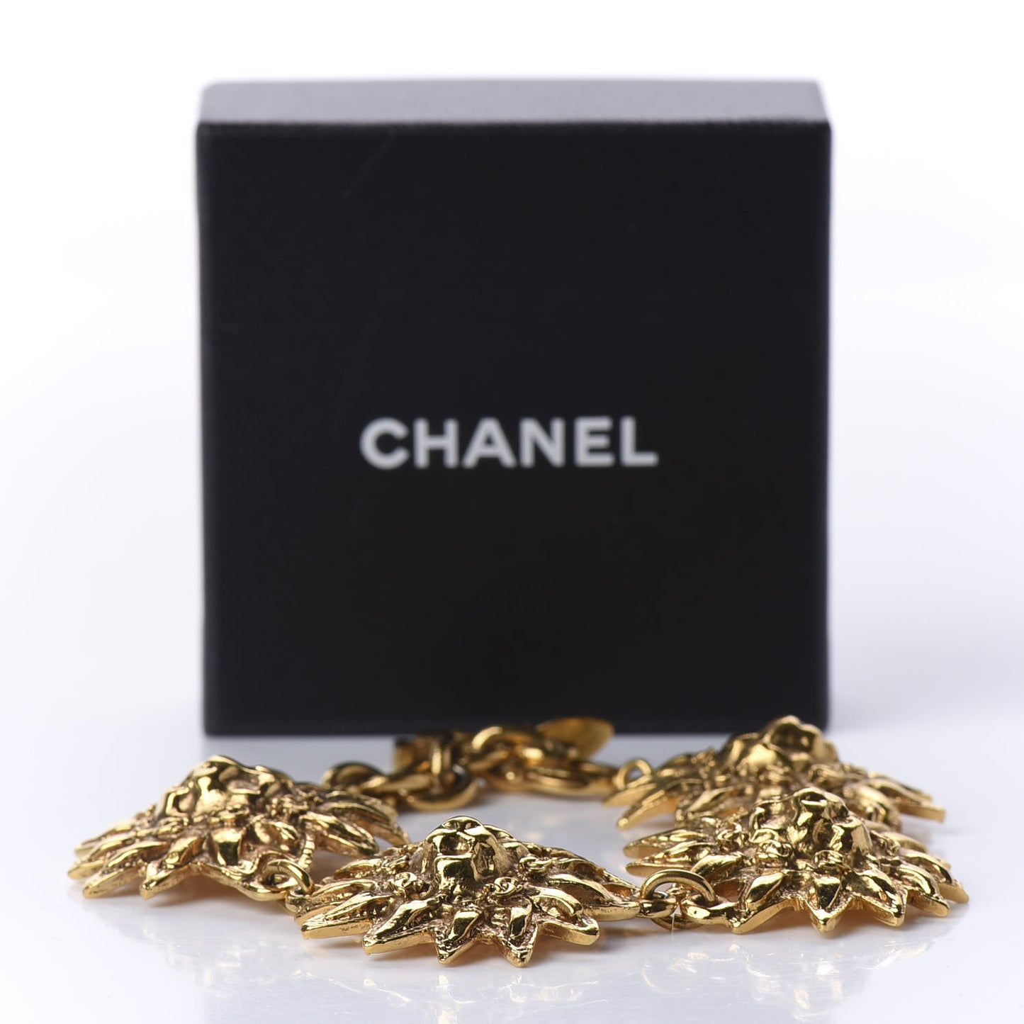 Leo Lion Sun Medallion Bracelet Gold