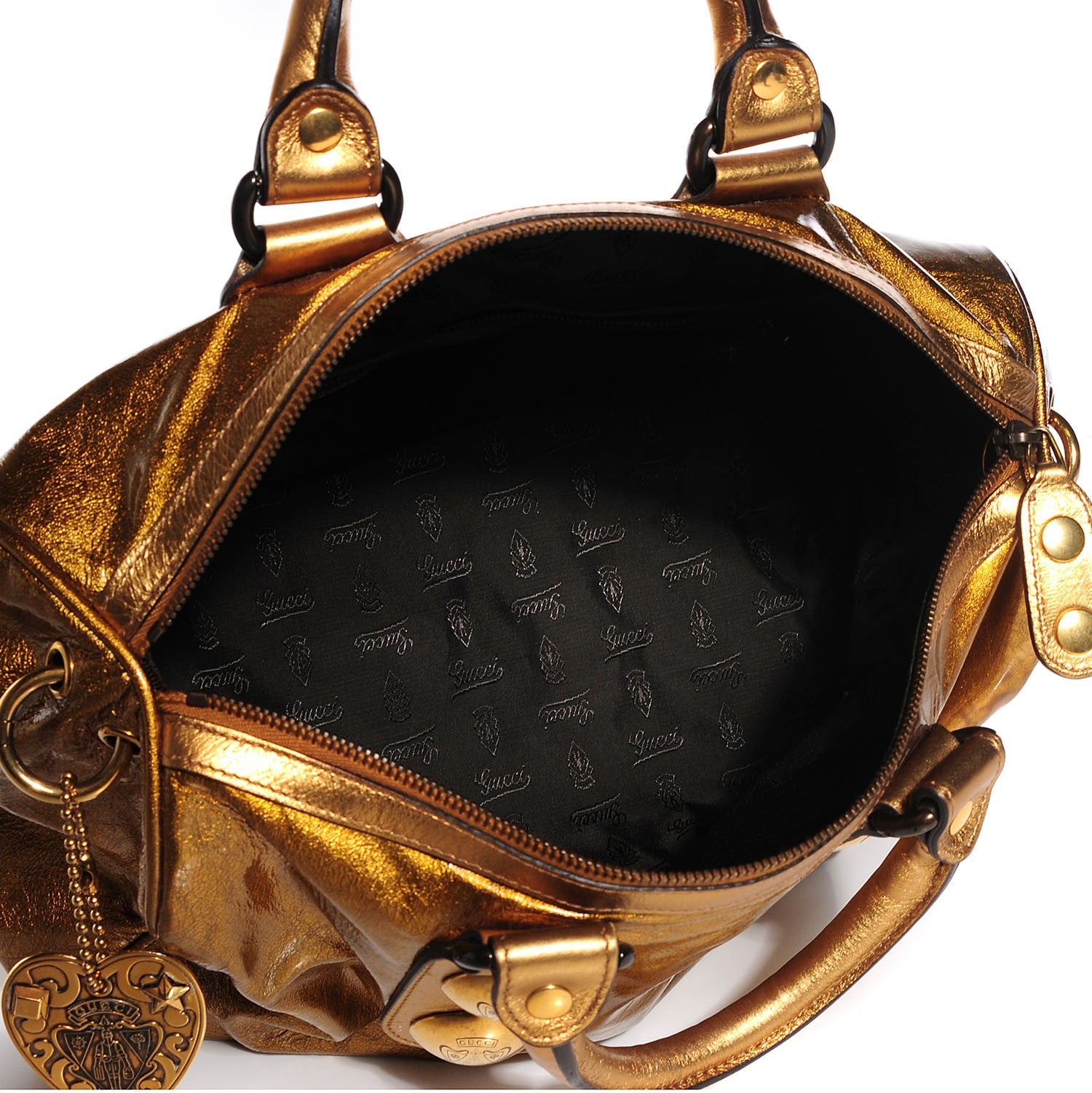 Gucci Patent Babouska Medium Boston 8 of 9