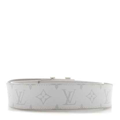 Louis Vuitton Taiga Monogram 40mm LV Initiales Belt 100 40 White 2 of 7