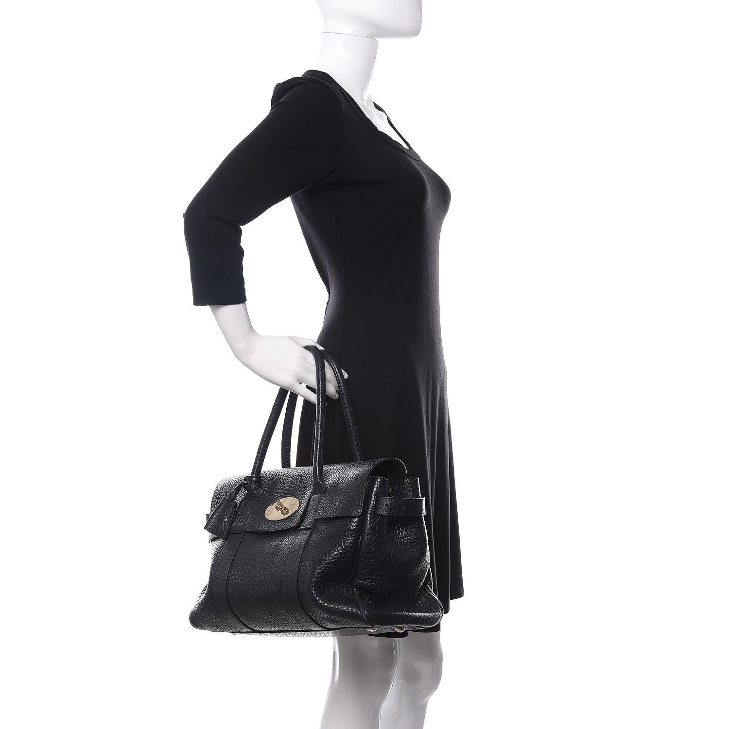 Mulberry Large Grain Nappa Bayswater Navy 2 of 14