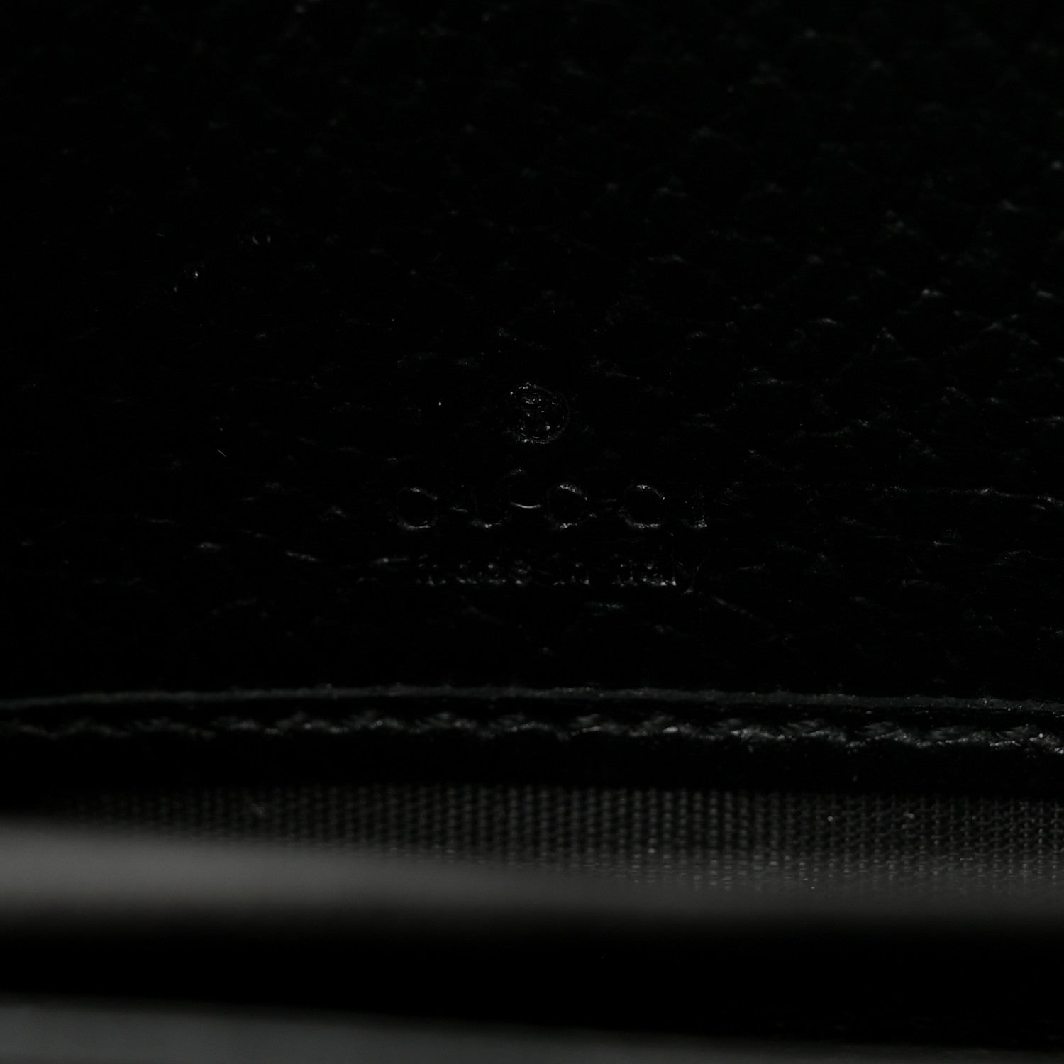 Gucci Dollar Calfskin GG Supreme Monogram GG Marmont Zip Around Wallet Black Beige Ebony 6 of 7