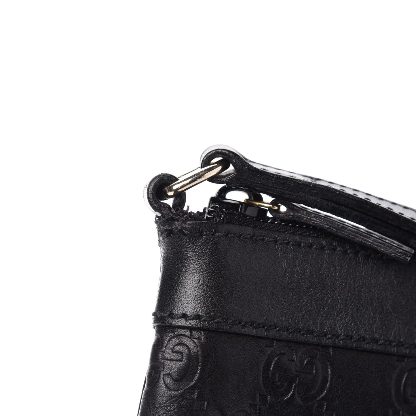 Guccissima Wristlet Black