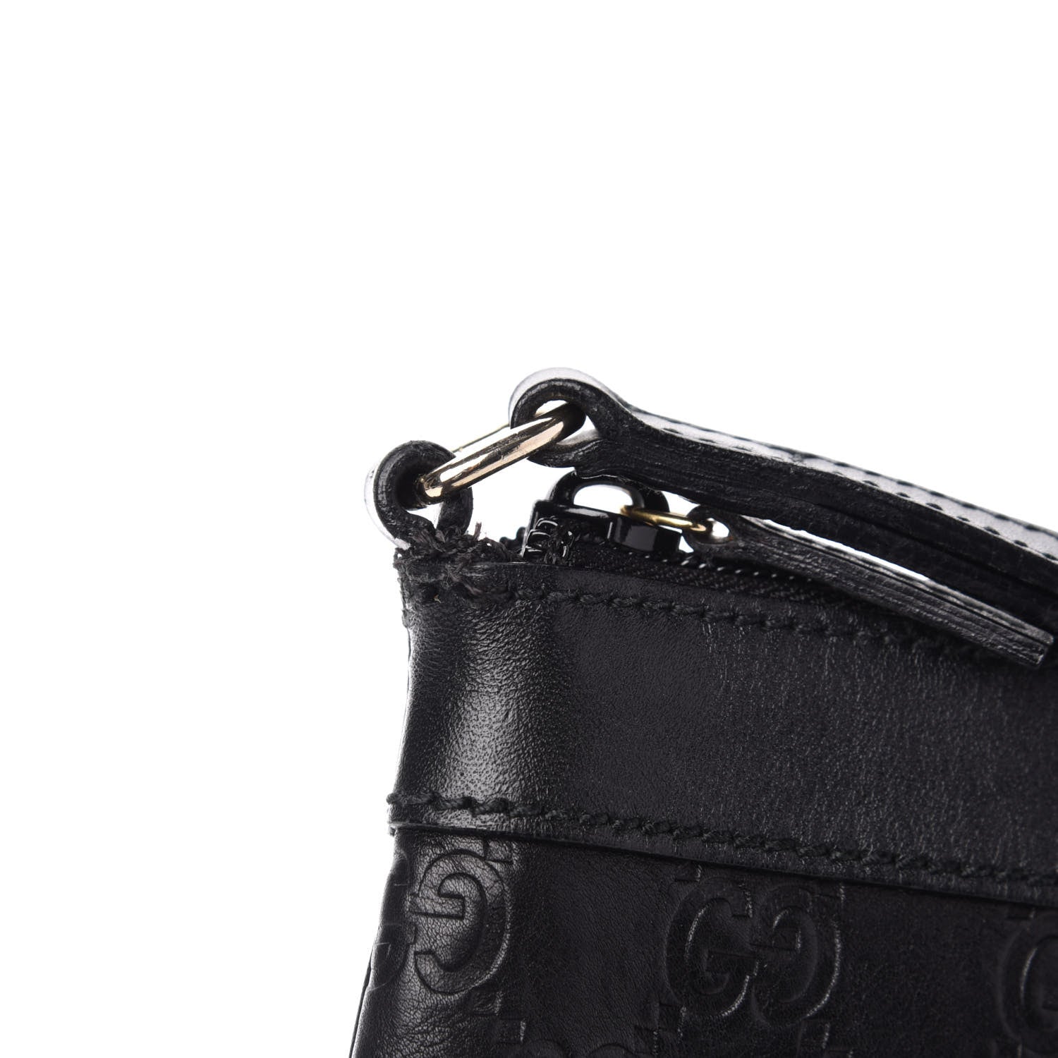 Gucci Guccissima Wristlet Black 13 of 16