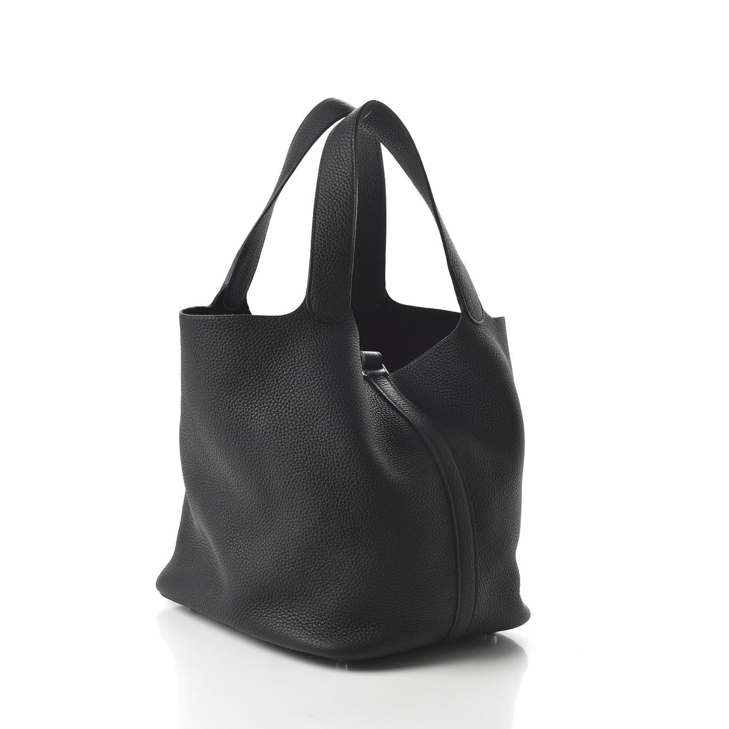 Taurillon Clemence Picotin Lock 26 GM Black