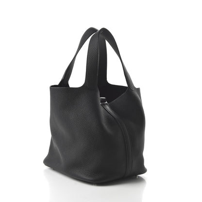 Hermes Taurillon Clemence Picotin Lock 26 GM Black 3 of 10