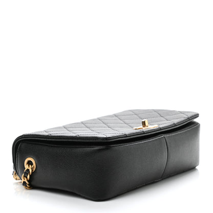 Chanel Caviar Quilted Medium Fashion Therapy Flap Bag Black 4 of 11