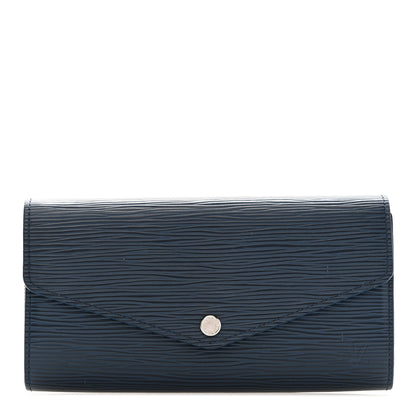 Louis Vuitton Epi Sarah Wallet NM Blue Celeste 1 of 8