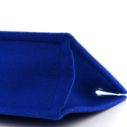 Saint Laurent Wool Rive Gauche Tote Blue 10 of 12