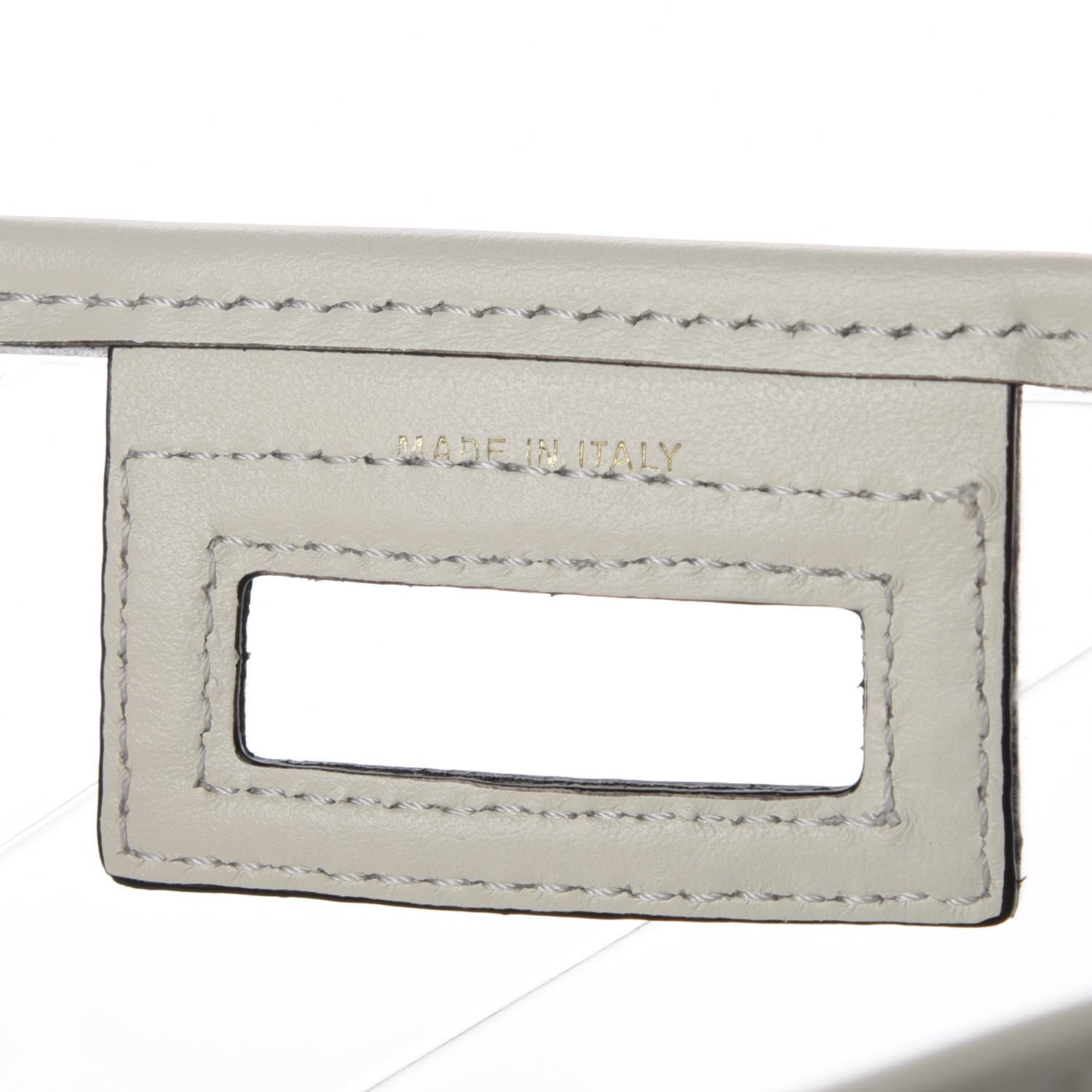 Fendi TPU Vitello Grace Pequin Pocket Medium Peekaboo Defender White 7 of 8