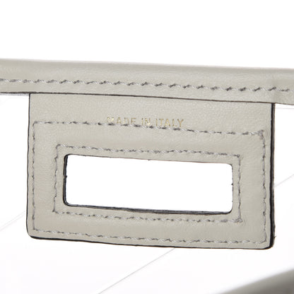 Fendi TPU Vitello Grace Pequin Pocket Medium Peekaboo Defender White 7 of 8