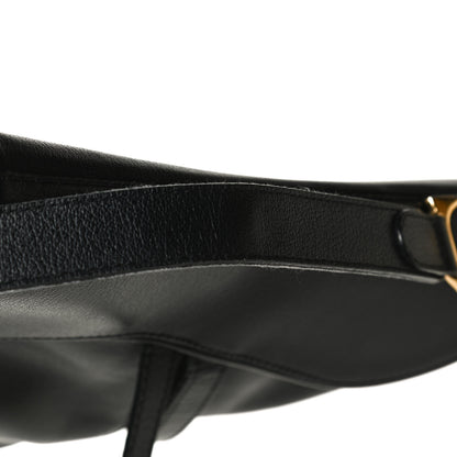 Christian Dior Calfskin Saddle Bag Black 13 of 17