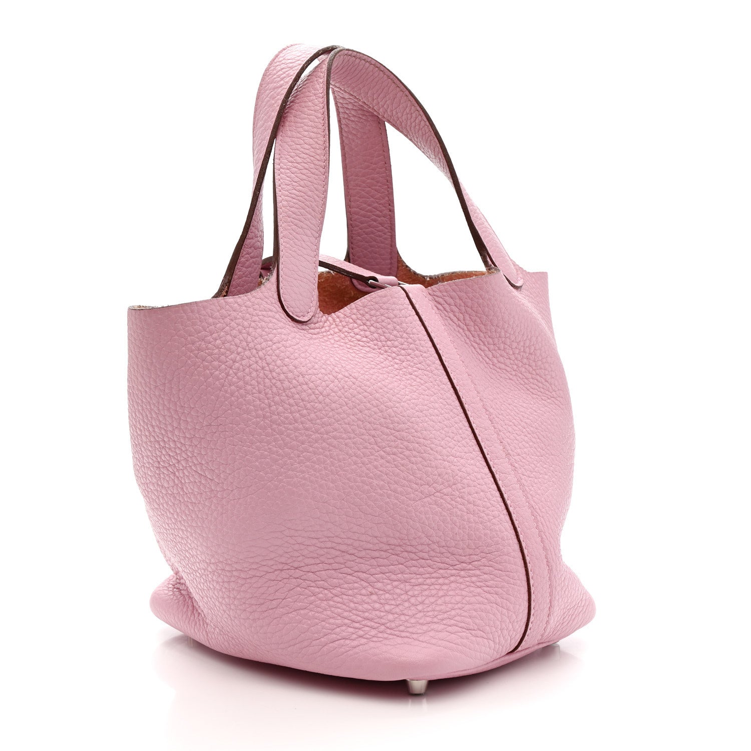 Hermes Taurillon Clemence Picotin Lock 18 PM Mauve Sylvestre 3 of 12