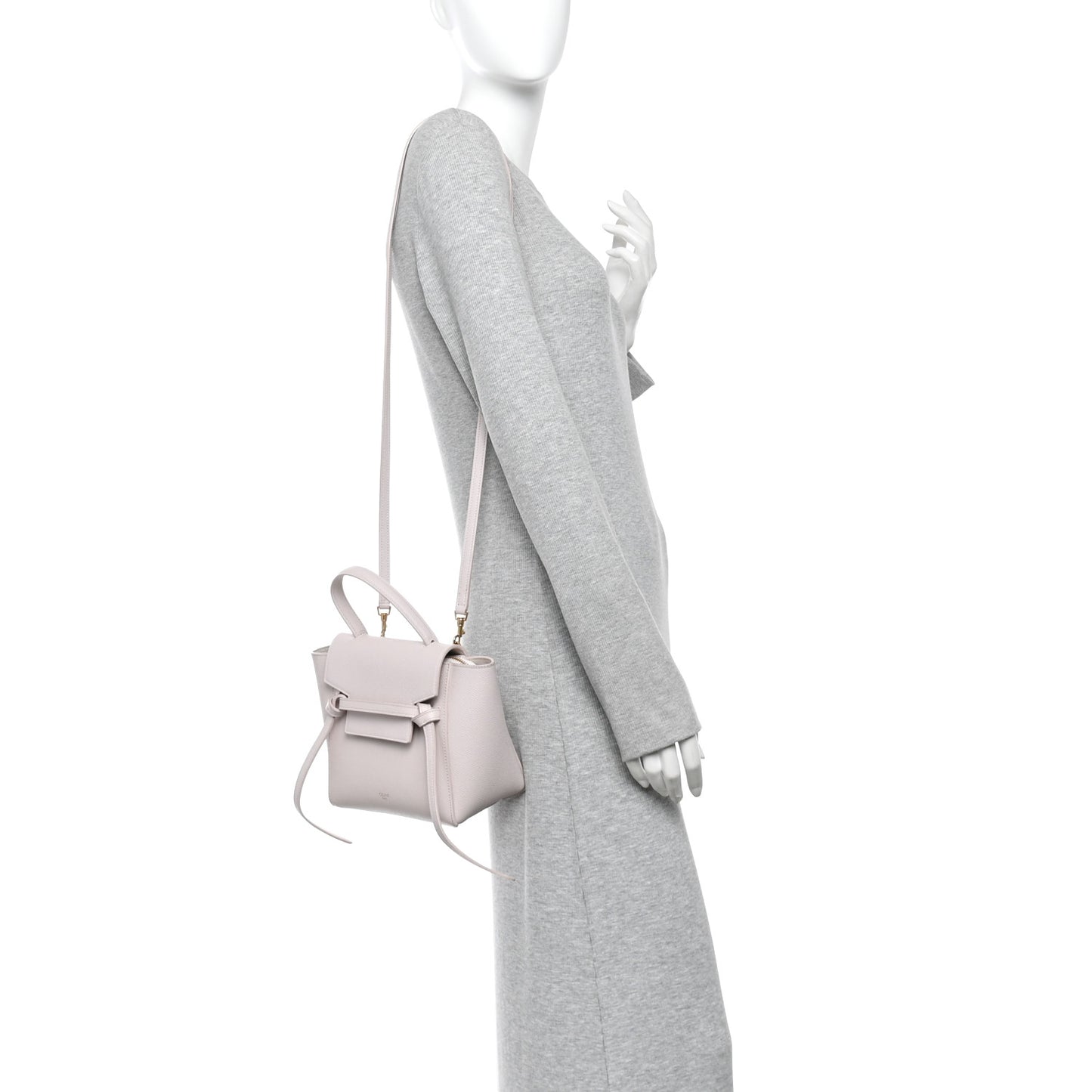 Grained Calfskin Nano Belt Bag Peony