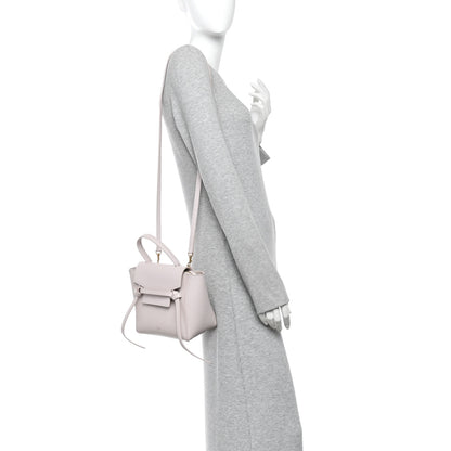 Celine Grained Calfskin Nano Belt Bag Peony 2 of 11