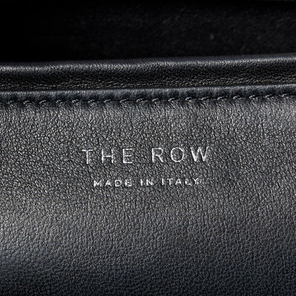 The Row Polished Saddle Calfskin E/W Top Handle Bag Black 7 of 11