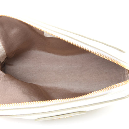 Tom Ford Grained Calfskin Medium Cosmetic Pouch White 4 of 8